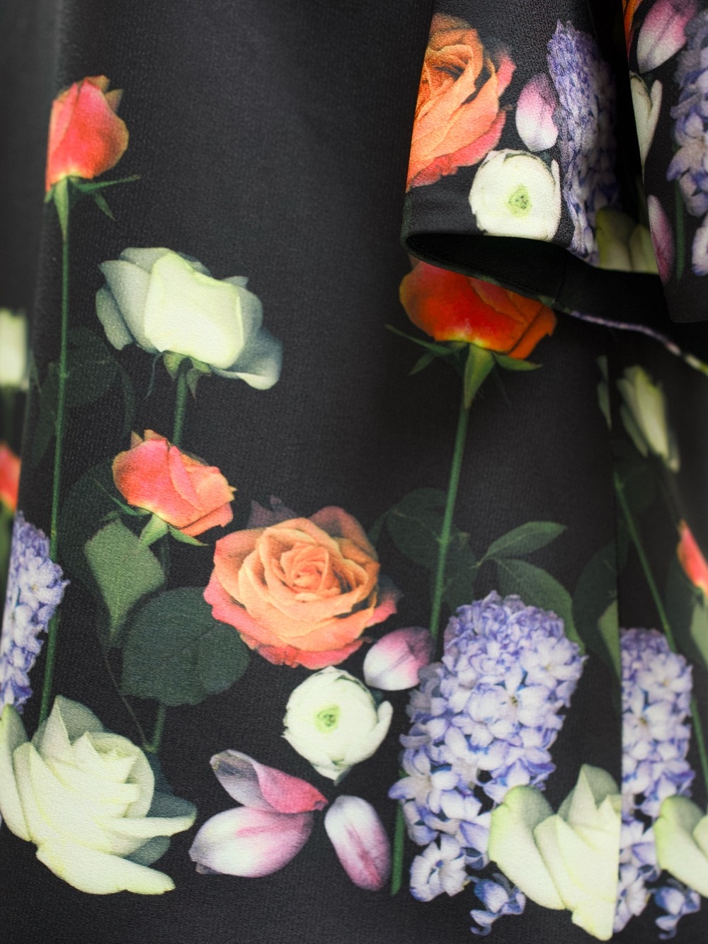 Ted Baker London Amarga Kensington Cold Shoulder Floral Blouse - Picture 7 of 8